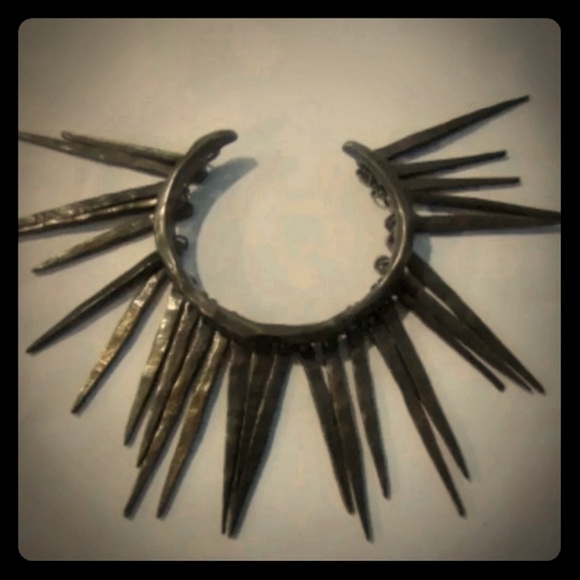 Theory Antique Bronze Luau Cuff Bracelet - Picture 3 of 4